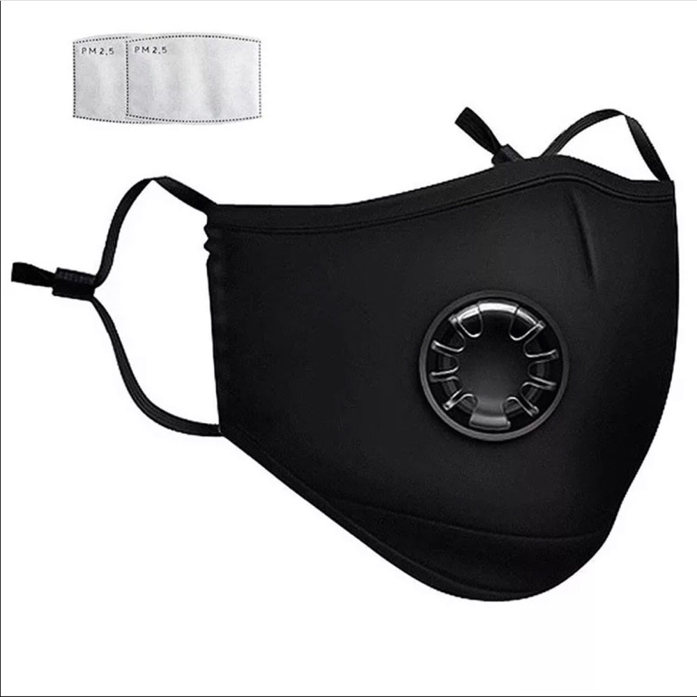 2 Washable face mask (4 free pm2.5 filters) - Picture 2 of 3